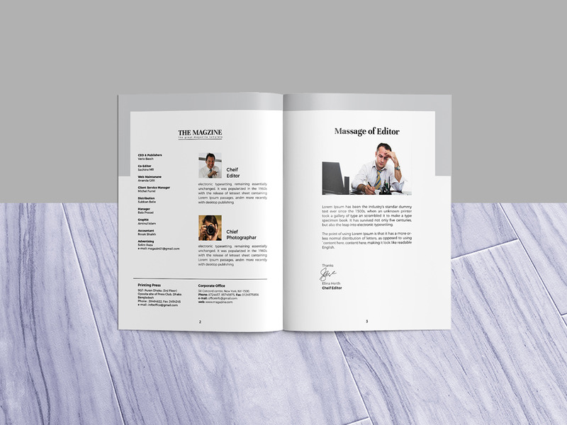 Magazine Template Indesign File - Features Image 2