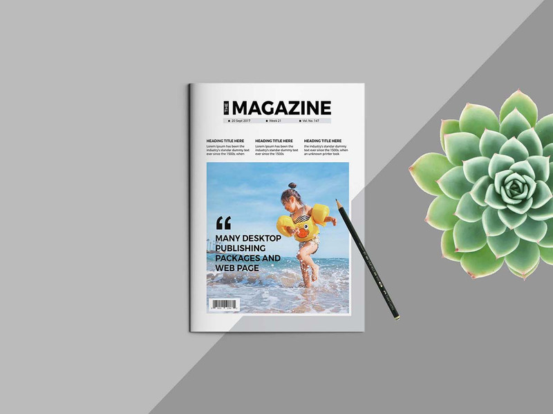 Uncommon Magazine Template Indesign File - Features Image 1