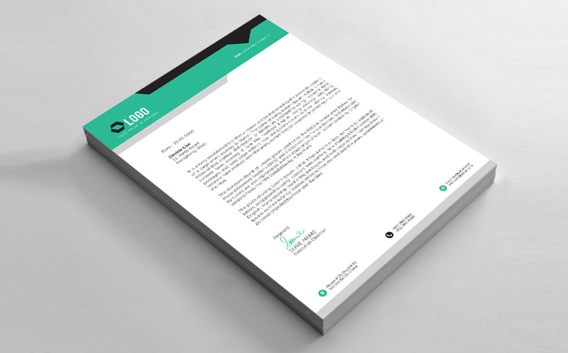 Corporate Letterhead Design Template for Your Business Service