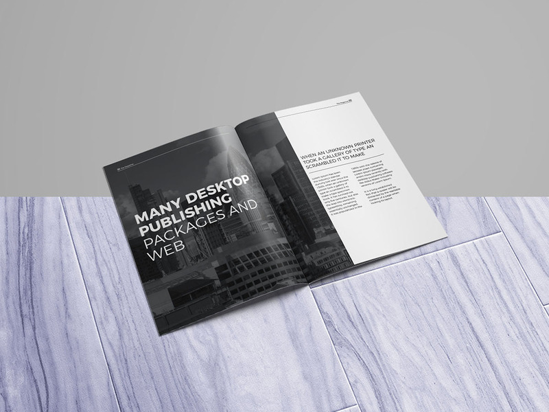 Unique Magazine Template file - Features Image 5