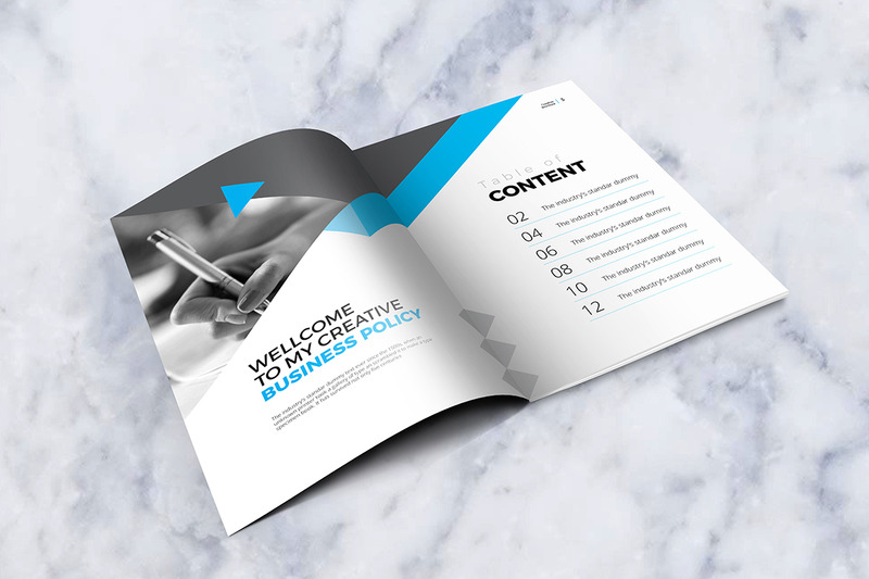 Corporate brochure template with INDD - Features Image 2