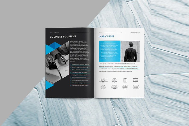 Company Brochure Template Design - Features Image 6