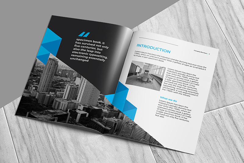 Company Brochure Template Design - Features Image 2