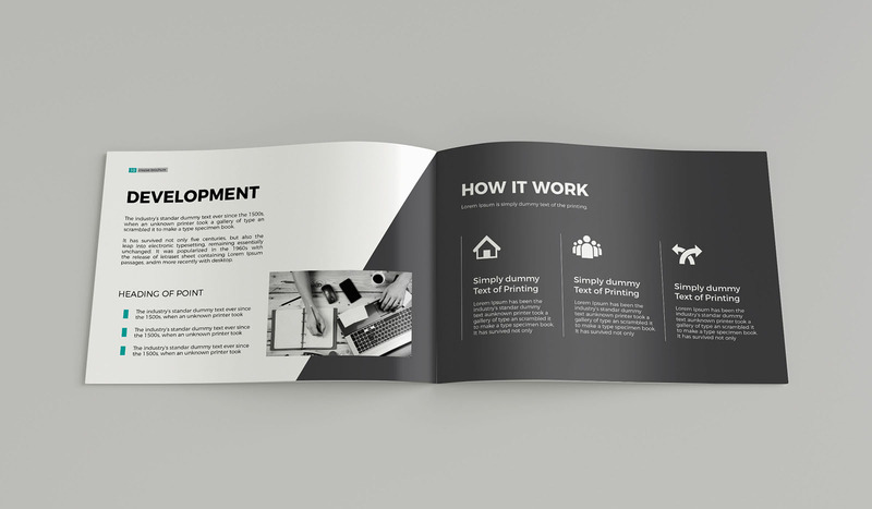 A5-ös tájképek brosúra sablon tervezés Indesign - Features Image 3