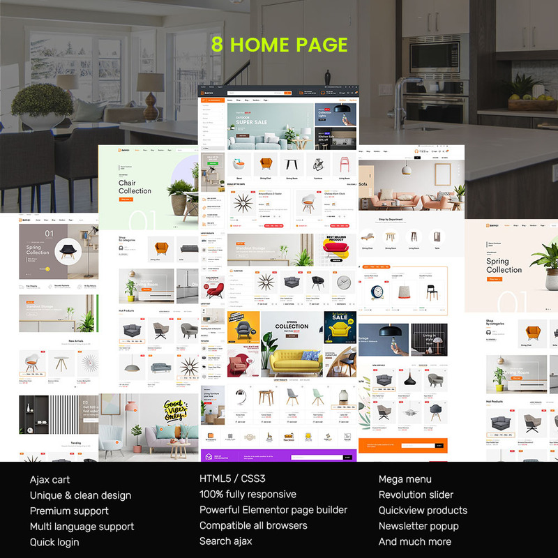Davic Interior Prestashop Theme - Features Image 1