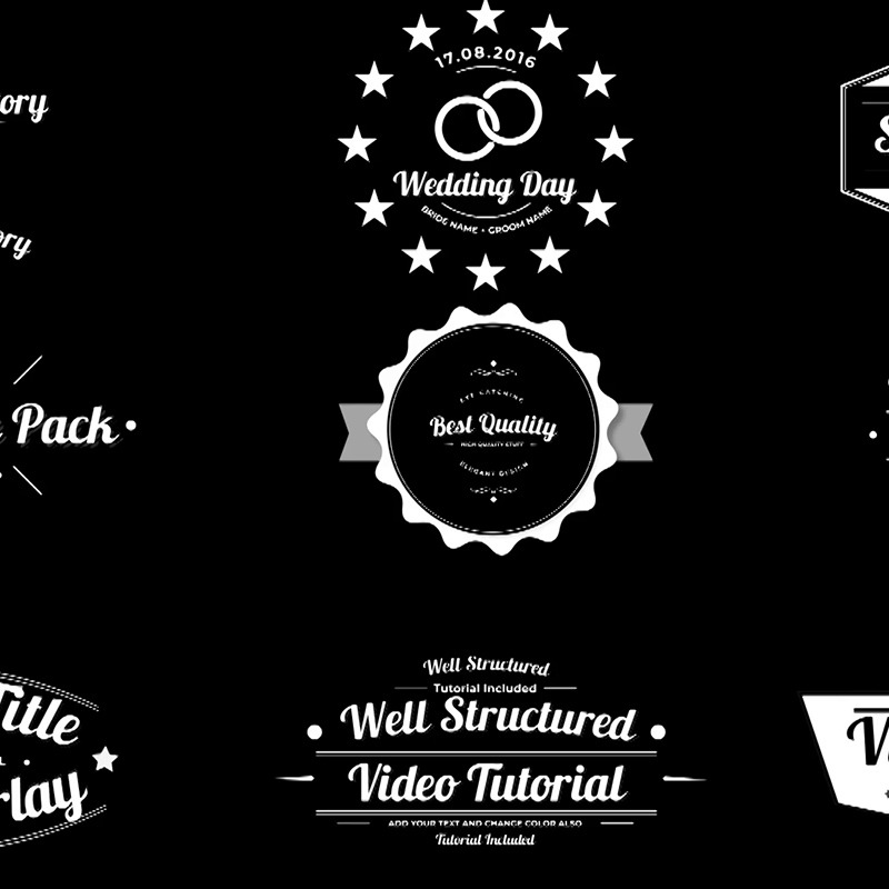 Retro Title Pack Motion Graphics Template - Features Image 1