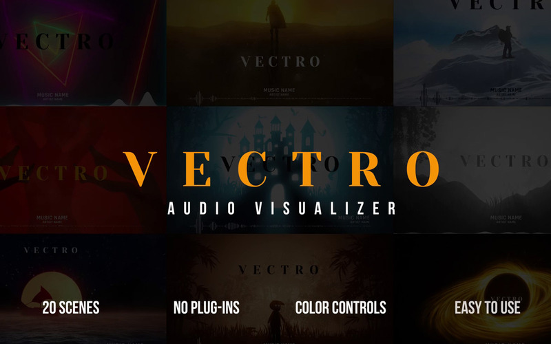 Vectro Audio Visualizer : After Effects Pack - Features Image 1