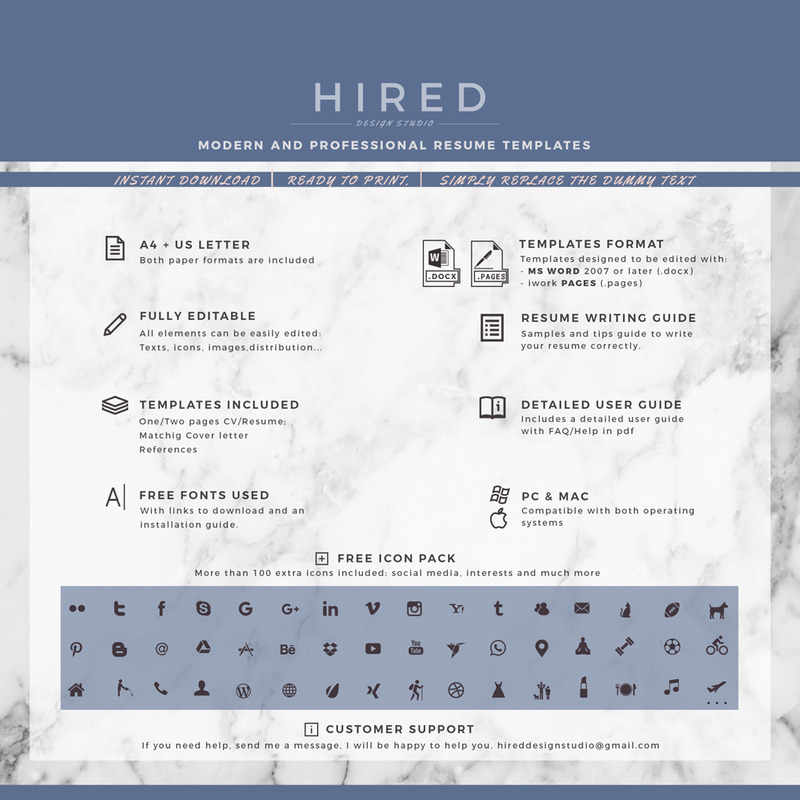 TAYLOR - Creative Curriculum Vitae. Fantastic and Modern CV, Cover Letter Format and References - Features Image 5