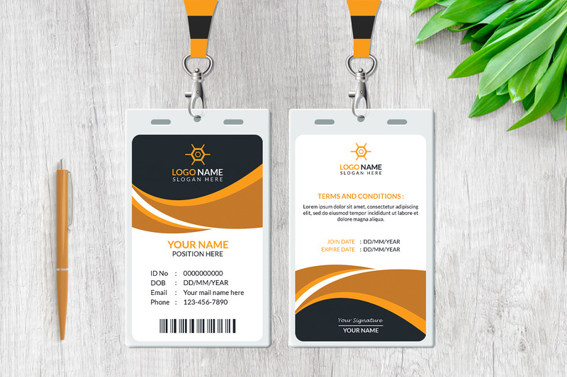 Creative ID Card Template For Company - Features Image 2