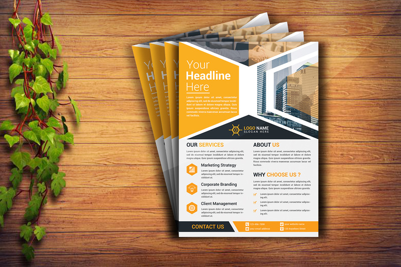 Creatieve Flyer ontwerpsjabloon. - Features Image 2