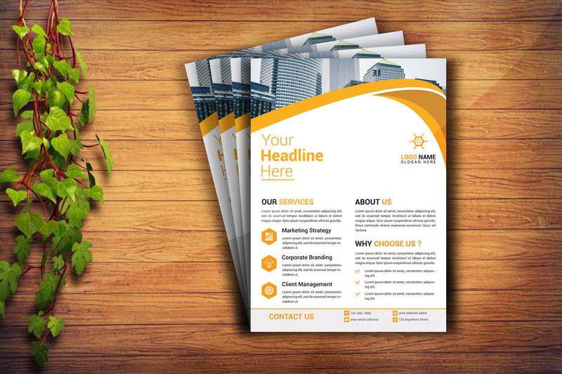 Creatieve flyer-ontwerpsjabloon voor bedrijf - Features Image 2