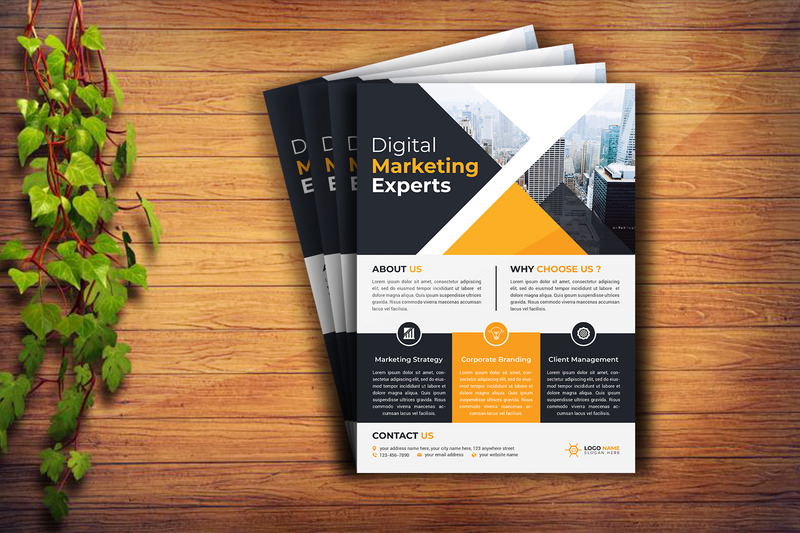 Business Flyer Design Template V01 - Features Image 1