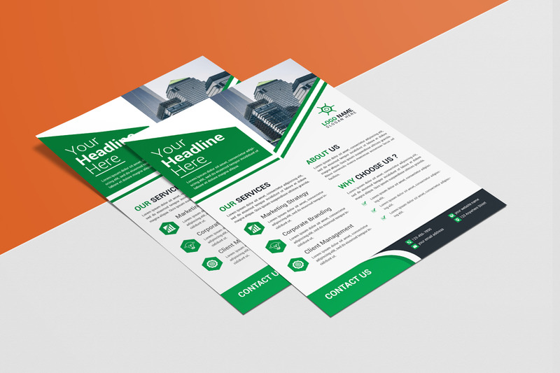 Professionelle Flyer-Designvorlage V2 - Eigenschaften Bild 4