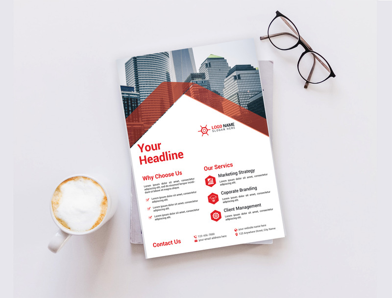 Professionele flyer-ontwerpsjabloon voor bedrijven - Features Image 3