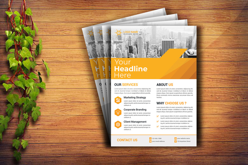 Professionele flyer ontwerpsjabloon V01 - Features Image 2