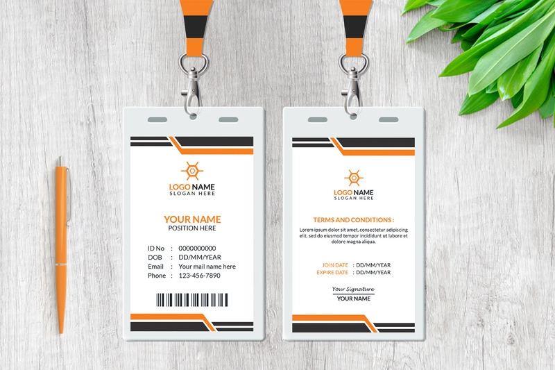 Minimal ID Card Design For Company - Features Image 2