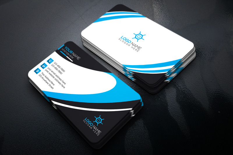 Corporate Business Card Design Template V01 - Features Image 1