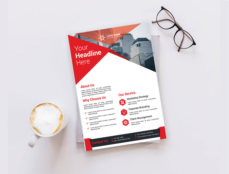 Professional Flyer Design Template V1 - TemplateMonster