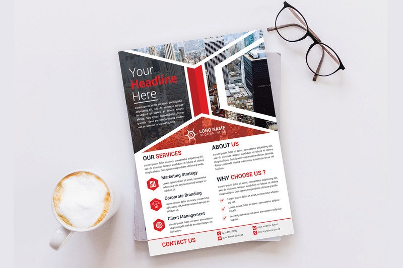 Professionele flyer-ontwerpsjabloon voor bedrijf en bedrijf - Features Image 3