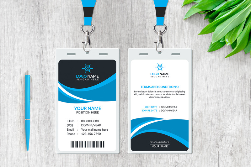 Creative ID Card Template For Company - Features Image 1