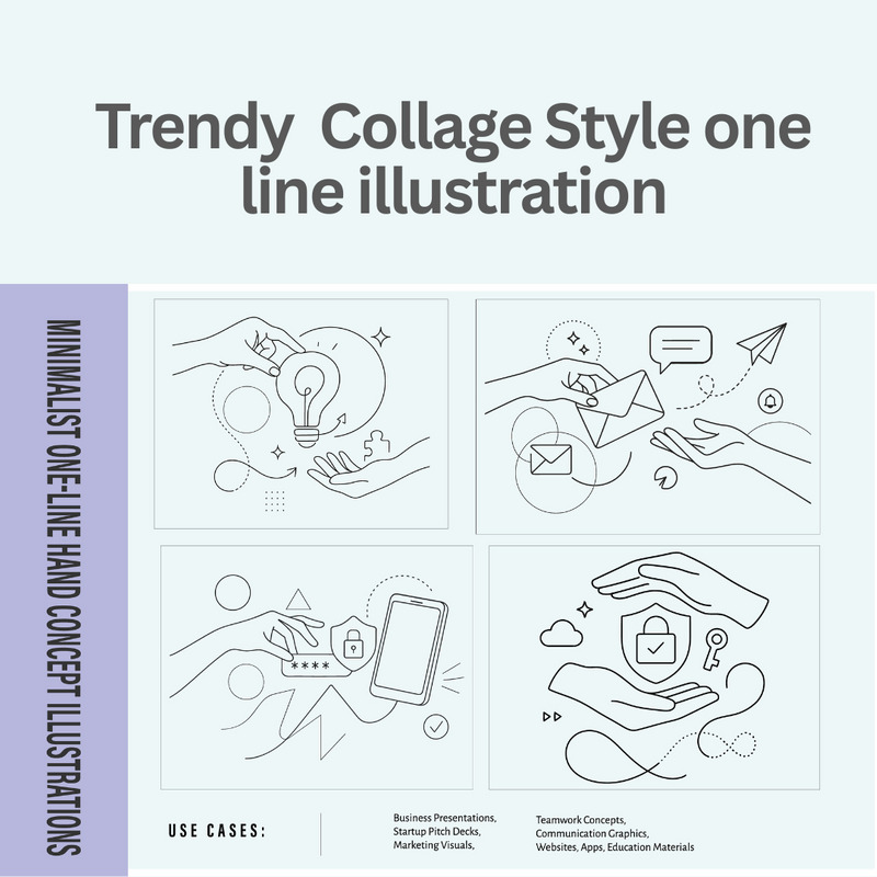 Illustrazioni sulla sicurezza informatica e l'innovazione digitale: pacchetto vettoriale per tecnologia sicura, posta elettronica e startup - Caratteristiche Immagine 1