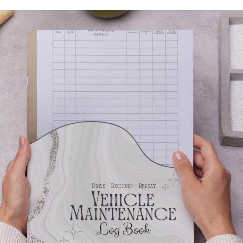 Vehicle Maintenance Log Book Repair & Service Tracker for Car, Truck ,Motorcycle Maintenance - Features Image 1