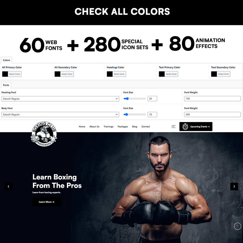 Knockout - Boxing Club WordPress Theme - Features Image 2