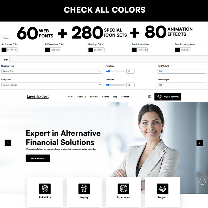 LeverExpert - Tema WordPress para Consultor Financeiro - Features Image 2