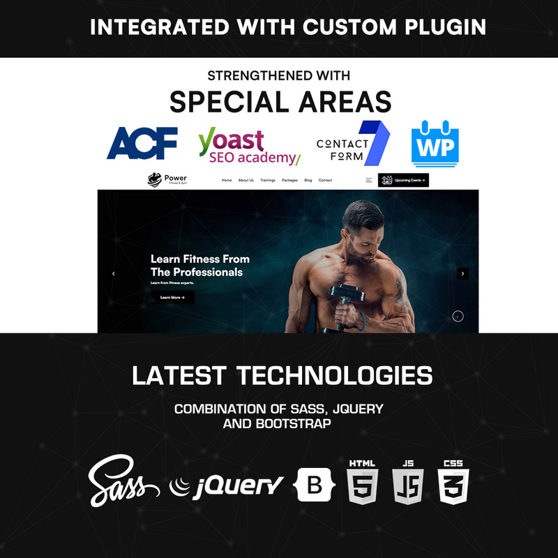 Power - Fitness & Gym WordPress Theme - Features Image 5