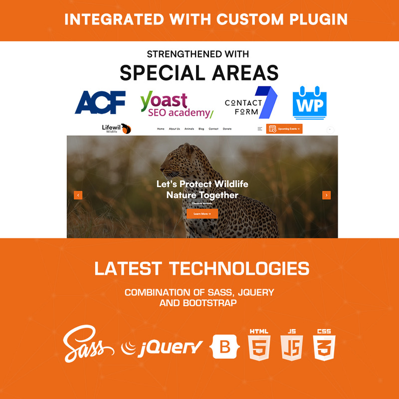 Lifewil - Wildlife WordPress Theme - Features Image 5