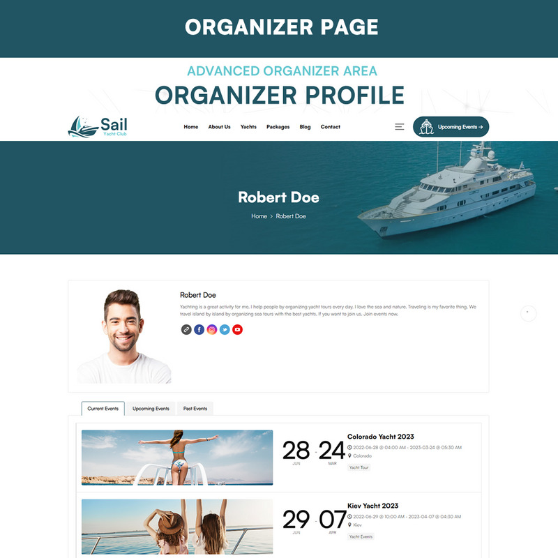 Żagiel - motyw WordPress Yacht Club - Obraz funkcji 4