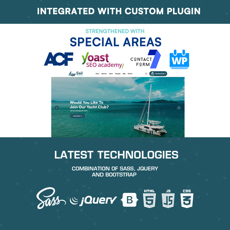 Żagiel - motyw WordPress Yacht Club - Obraz funkcji 5