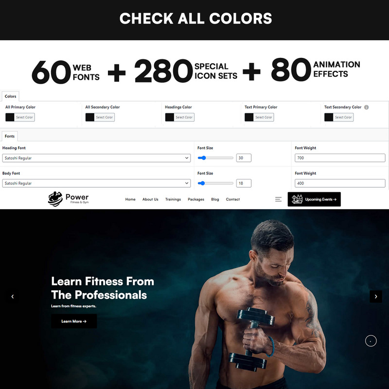 Power - Fitness & Gym WordPress Theme - Features Image 2