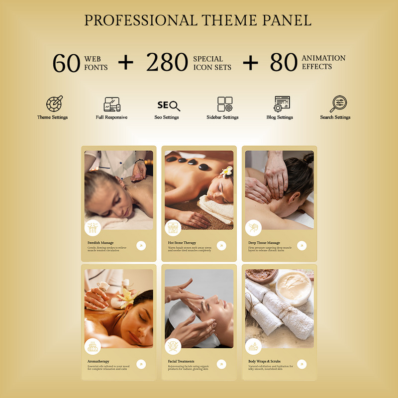 Velaspa – Spa & Massage Parlor WordPress Theme - Features Image 2