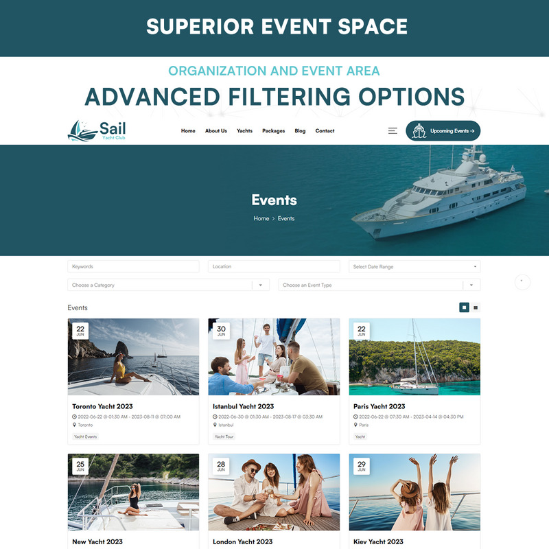 Żagiel - motyw WordPress Yacht Club - Obraz funkcji 3