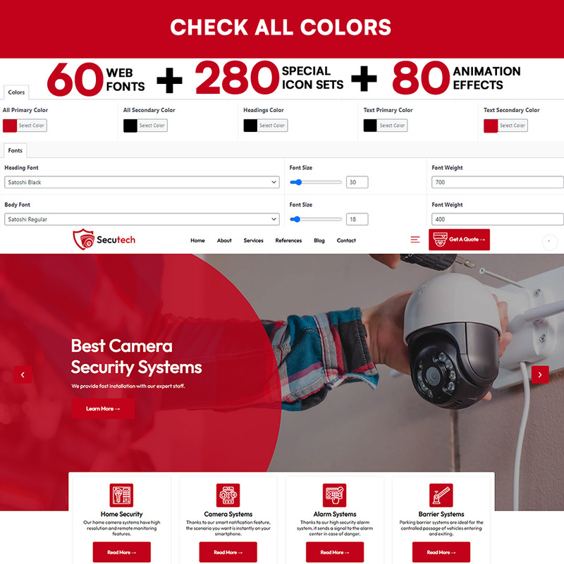 Secutech – тема WordPress для домашньої автоматизації та систем безпеки камер - Features Image 2