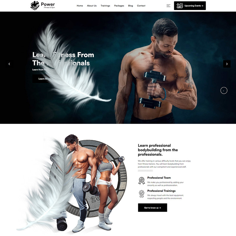 Power - Fitness & Gym WordPress Theme - Features Image 6