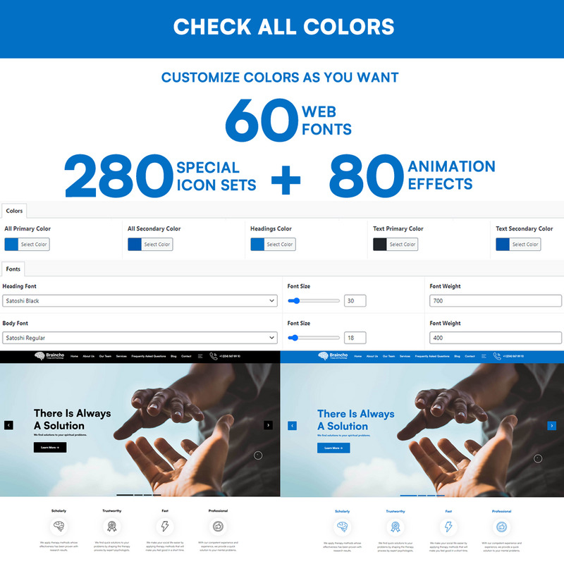 Braincho - Psychologist, Therapy & Psychological Counseling WordPress Theme - Features Image 2