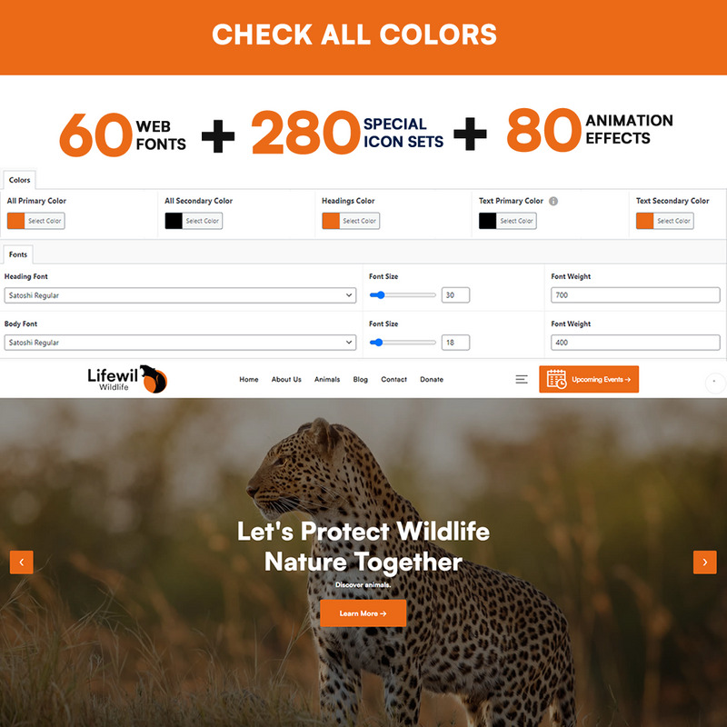 Lifewil - Wildlife WordPress Theme - Features Image 2