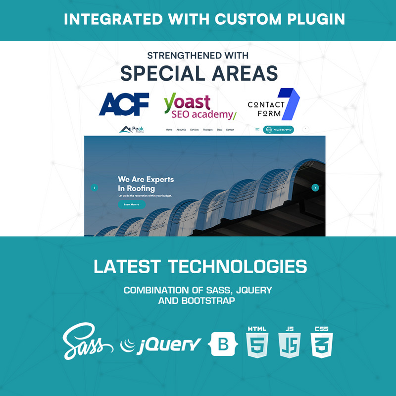 Peak - Roofing Company WordPress Theme - Features Image 3
