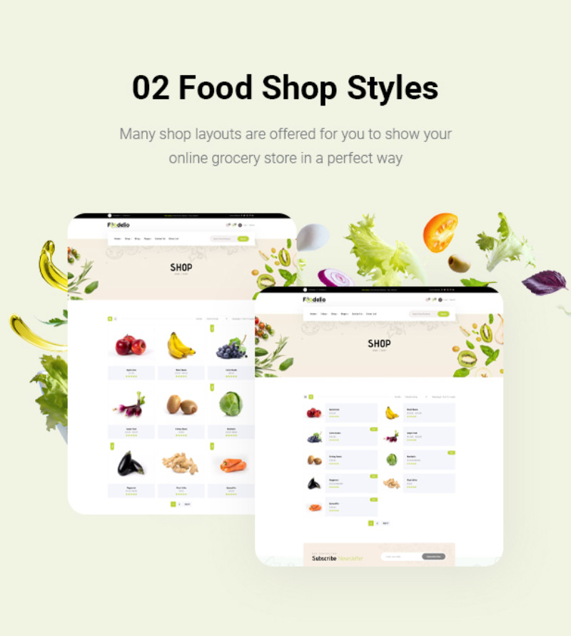 Foodelio – Multipurpose Food Shop Market WooCommerce Theme - Features Image 2