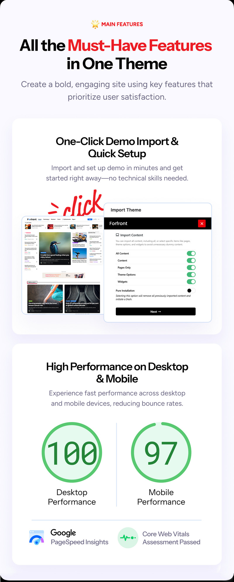 Magaz | News Magazine Blog WordPress Theme - Features Image 4