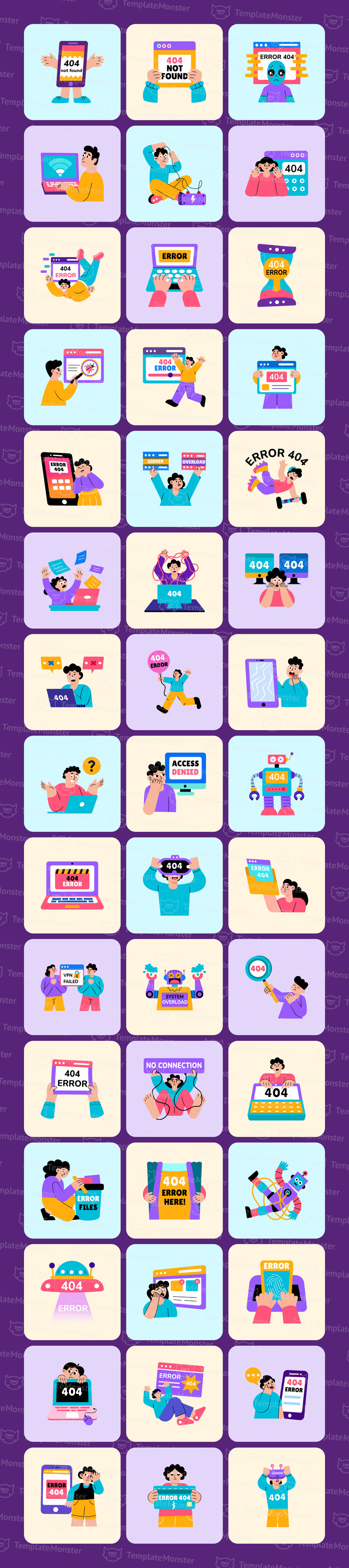 Error Illustrations Art Set - Features Image 1