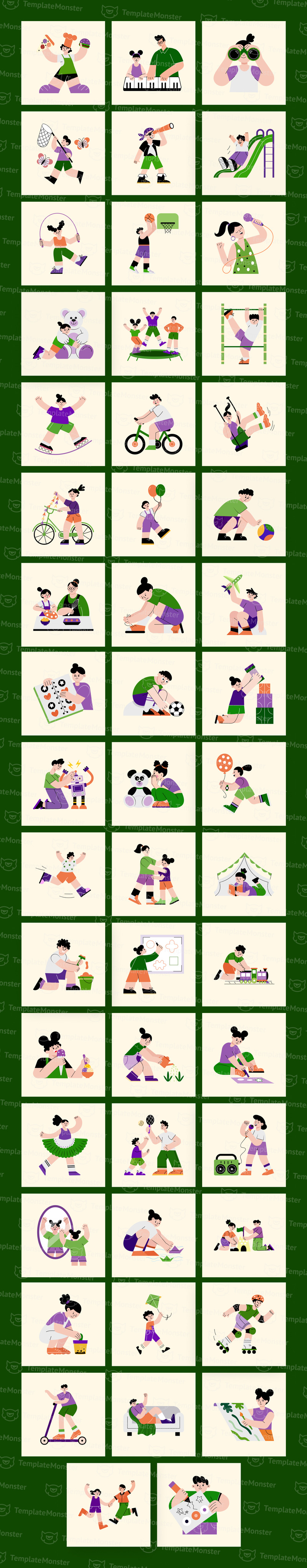 Illustratieset voor kinderen - Features Image 1