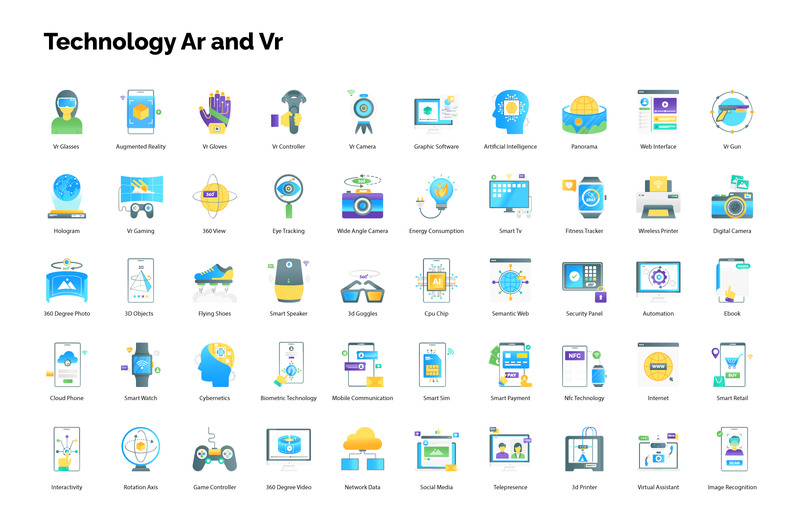 700+ концептуальных шаблонов Gradient Iconset - Features Image 8