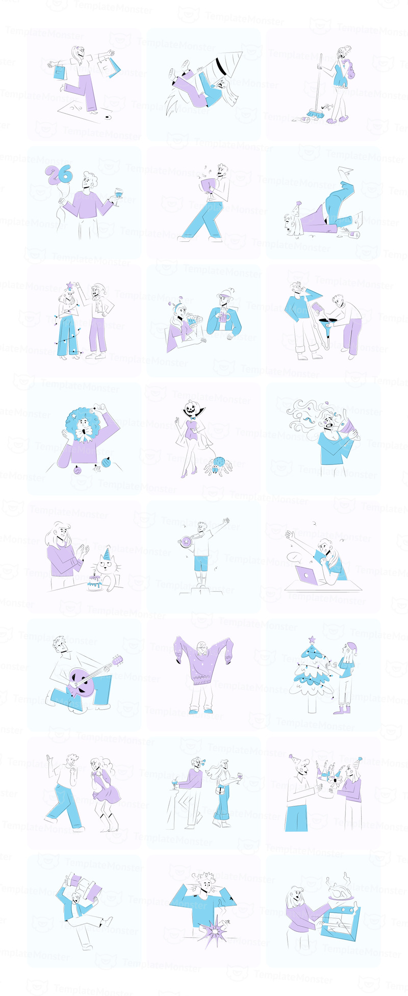 Social and Community Illustrations Bundle - Features Image 6