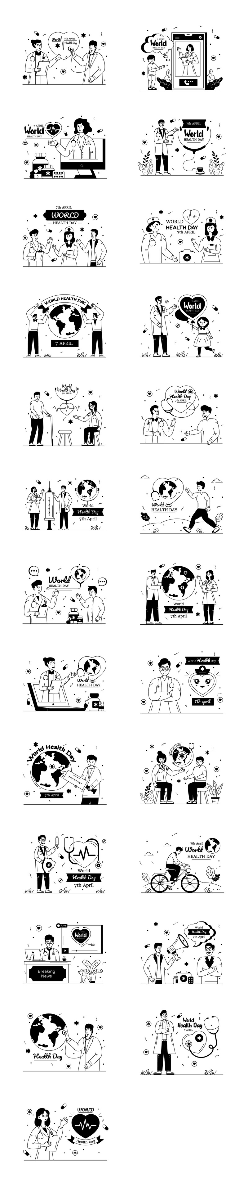 Illustrationer för världshälsodagen - Features Image 1
