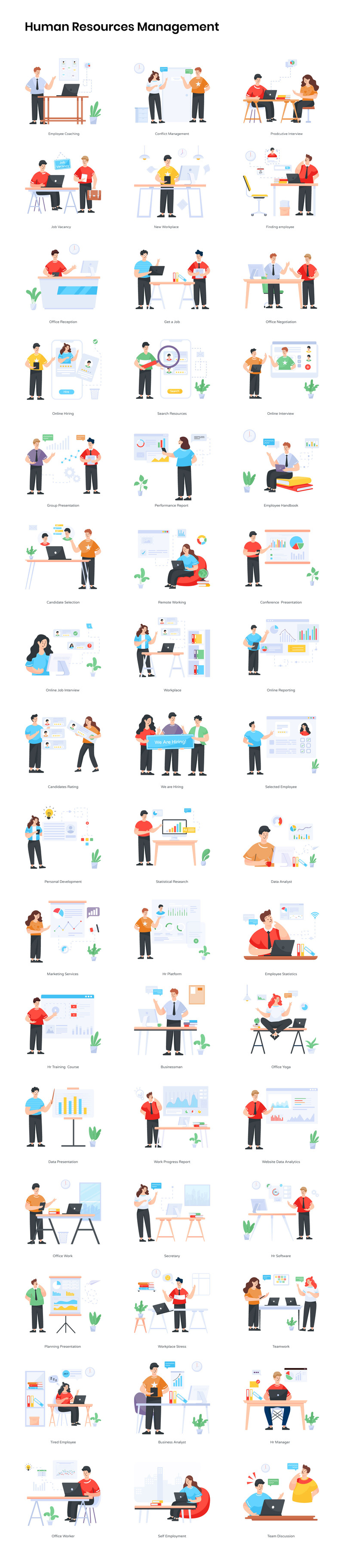 350+ Character Illustrations Pack - Features Image 5