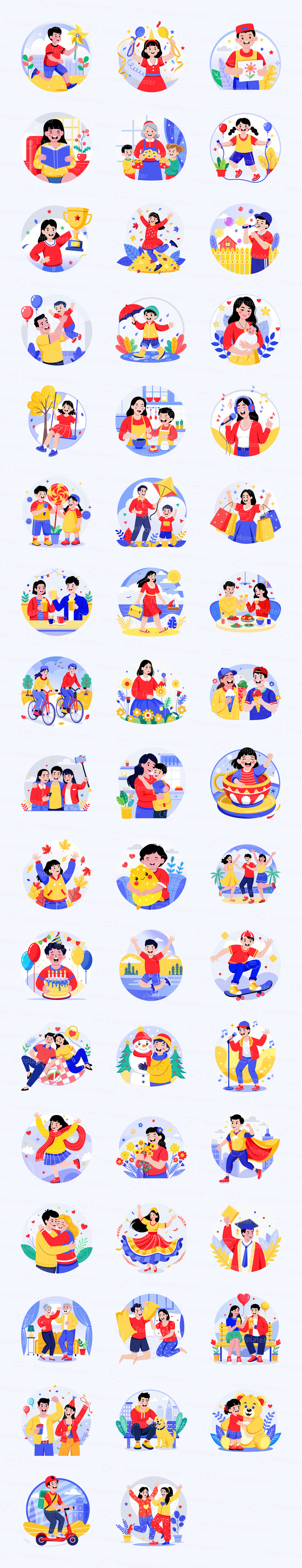 快乐的人插画艺术集 - Features Image 1