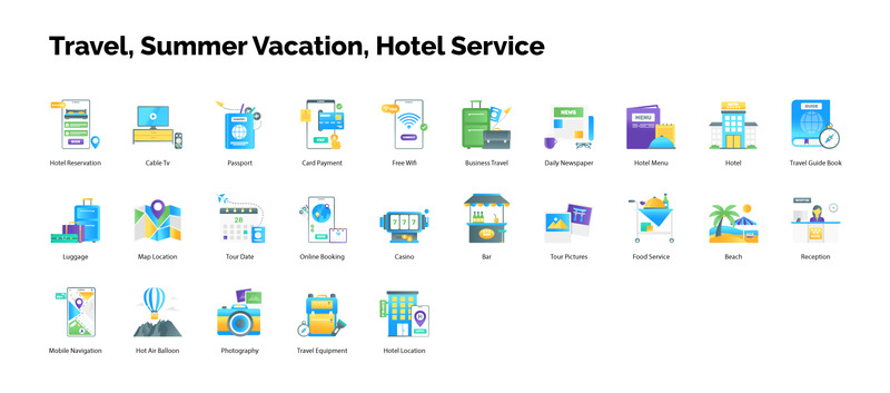 700+ концептуальных шаблонов Gradient Iconset - Features Image 9